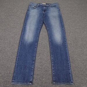 Baldwin Benson Jeans Mens 33x33 Blue Medium Wash Regular Straight Stretch